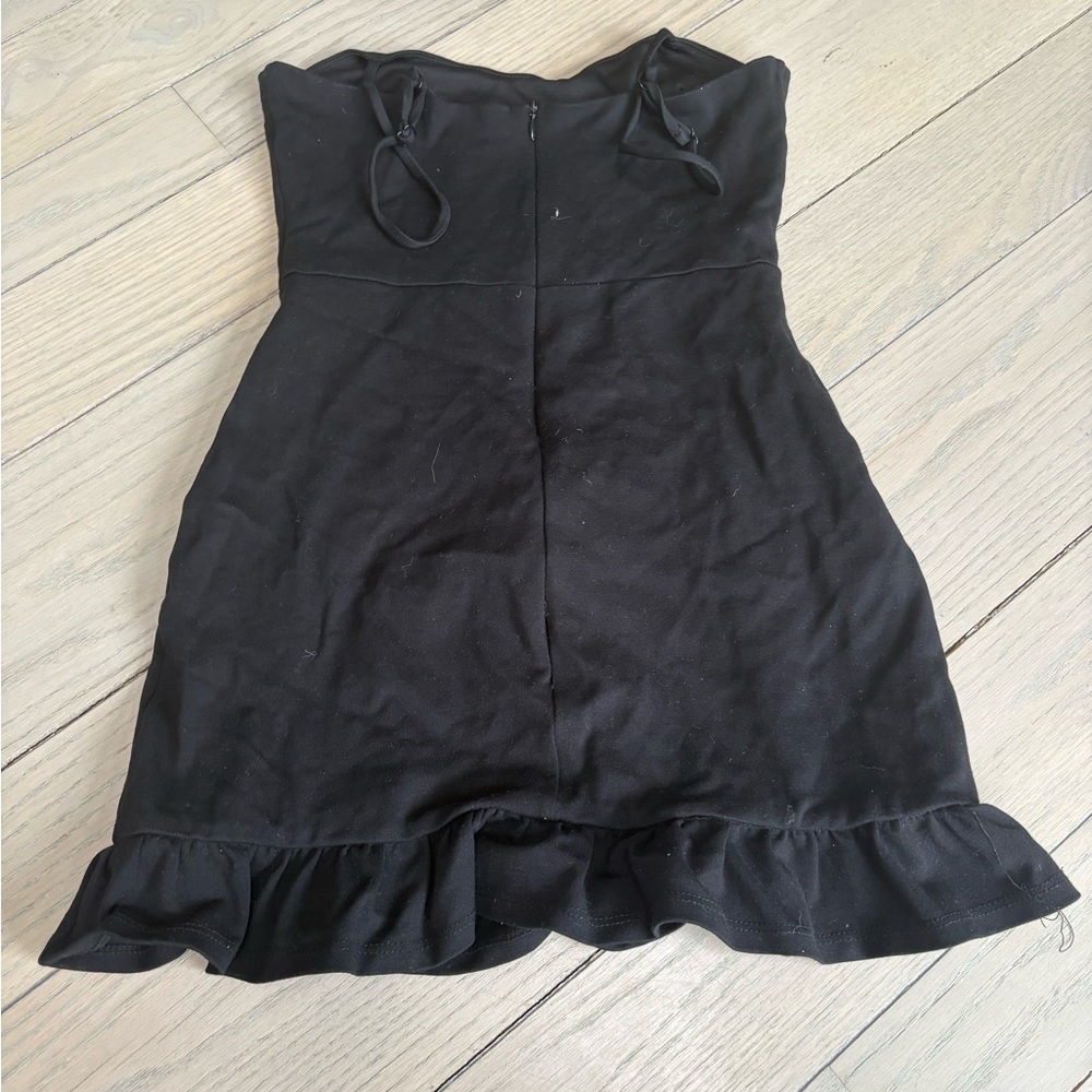 Compelling Composure Black Sleeveless Ruffled Bod… - image 3